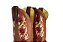 Bota Feminina Stable Brand flor marrom - Imagem 5