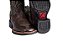 Bota Western Infantil Masculina marrom costura verde - Imagem 8