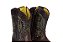 Bota Western Infantil Masculina marrom costura verde - Imagem 4