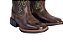 Bota Western Infantil Masculina marrom costura verde - Imagem 3