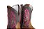 bota infantil western marrom floral - Imagem 5