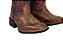bota infantil western marrom floral - Imagem 4