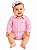 Body manga longa stable cacto lover rosa - Imagem 1