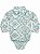 Body manga longa stable paisley turquesa - Imagem 2