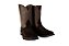 Bota Stable masculina couro virado marrom cn marrom - Imagem 5