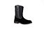 Bota Stable masculina couro virado preto cn preto - Imagem 1
