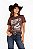 T-Shirt feminina stable brand rodeo dreams (marrom) - Imagem 1