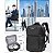 Mochila Executiva Premium 49cm com Cadeado e Abertura 180° - Imagem 4