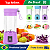 Mini Liquidificador 6 Lâminas Usb Portátil Recarregável Shake Take Juice Cup - Imagem 5