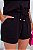 Shorts Feminino Molecotton com Bolsos Loli Preto - Imagem 1