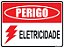 Placa de Sinalização - Perigo Eletricidade 15x20cm - Imagem 2