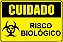 Placa de Sinalização - Risco Biológico 20x30cm - Imagem 2