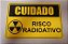 Placa de Sinalização - Cuidado Risco Radioativo 30x20cm - Imagem 3