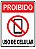 Placa de Sinalização - Proibido o uso de Celular 30x20cm - Imagem 1