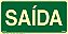 Placa Fotoluminescente S12 Saída - Imagem 1