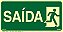 Placa Fotoluminescente S14 Saída à Direita - Imagem 1