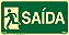 Placa Fotoluminescente S14 Saída à Esquerda - Imagem 1