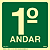 Placa de sinalização Fotoluminescente S17 Pavimento 1º Andar - Imagem 1