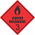 Placa De Transporte De Risco - Classe 3 Líquido Inflamável - Imagem 1