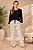 Pijama feminino longo viscoflex preto - Imagem 1