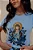 T-SHIRT - Nossa Senhora - Azul bebê - Imagem 3