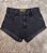 Short jeans com barra dobrada - Grafite - Imagem 2