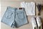 Short jeans MOM - tom claro - Imagem 2