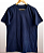 Camiseta Básica Estonada Azul Marinho - Imagem 1