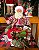 PAPAI NOEL LUXO SENTADO SOFÁ - Imagem 1