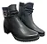 Bota Feminina Mississipi Cano Curto Brilhos Salto Baixo Original - REF: J0782 - Imagem 3