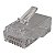 Conector RJ45 Macho 8x8 CAT.5e PASSAGEM - 10 peças - Imagem 4