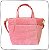 Baby Bag Nina Rosa Chiclete - Imagem 1