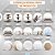 Bandeja Para Bolo em MDF Branco Kit C/3 com Pés Desmontáveis - Imagem 8