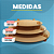 Bandeja Desmontável Redonda Kit Com 3 Mdf Festa Decoração - Imagem 4