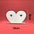 Porta Guardanapo Coração Decoração Mdf 12cm Kit 15 - Imagem 4
