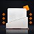 KIT 30 Porta Guardanapos MDF Branco 12x6cm Diagonal - Imagem 7