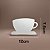 Porta Guardanapo Xicára Café Chá Decoração Mdf 12cm Kit 45 - Imagem 4