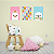 Placa Quadro Decorativo Infantil Animals Colors Em MDF 30x20cm Kit 3 - Imagem 2