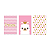 Placa Quadro Decorativo Infantil Princess Em MDF 30x20cm Kit 3 - Imagem 1