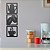 Aplique Decorativo Bule Grãos Xicára Em MDF 20x20cm Preto - Imagem 4