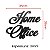 Home Office em Mdf Preto Kit Aplique 34x28 cm - Imagem 2