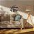 Home Office em Mdf Preto Kit Aplique 34x28 cm - Imagem 3