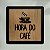 Placa Quadro Decorativo Bule, Hora do Café, Xicára Em MDF 20x20cm Kit 3 - Imagem 7