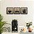 Placa Quadro Decorativo Bule, Pão, Xicára Em MDF 20x20cm Kit 3 - Imagem 2