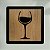 Placa Quadro Decorativo Panela, Chapéu Bigode, Taça Em MDF 20x20cm Kit 3 - Imagem 8