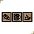 Placa Quadro Decorativo Queijo, Chopp, Pimenta Em MDF 20x20cm Kit 3 - Imagem 1