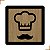 Placa Quadro Decorativo Chapéu Bigode Em MDF 20x20cm - Imagem 1