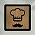 Placa Quadro Decorativo Chapéu Bigode Em MDF 20x20cm - Imagem 6