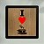 Placa Quadro Decorativo I Love Café Em MDF 20x20cm - Imagem 6