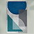 Placa Quadro Decorativo Abstrato Azul Em MDF 30x20cm Kit 3 - Imagem 3